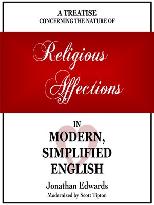 cover image of Religious Affections in Modern, Simplified English